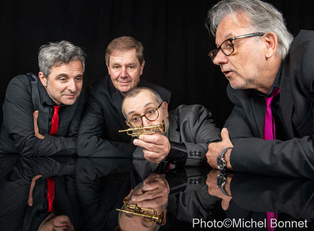 Le quartet Made in Trompettes sur scène